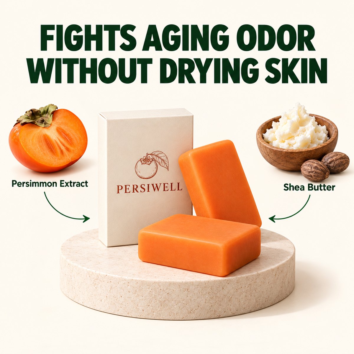 Deodorizing Persimmon Soap
